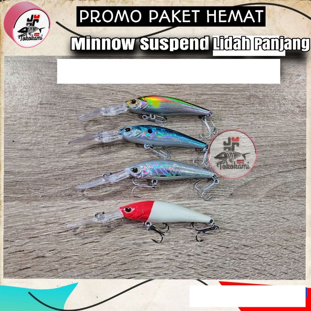 minnow lidah panjang satuan