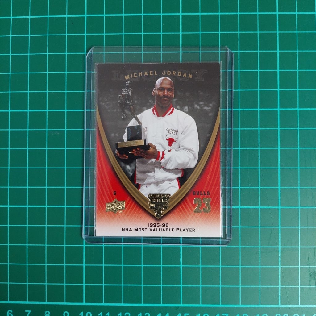 Kartu Basket Michael Jordan - Upper Deck - Michael Jordan Legacy - 1995-96 NBA Most Valuable Player