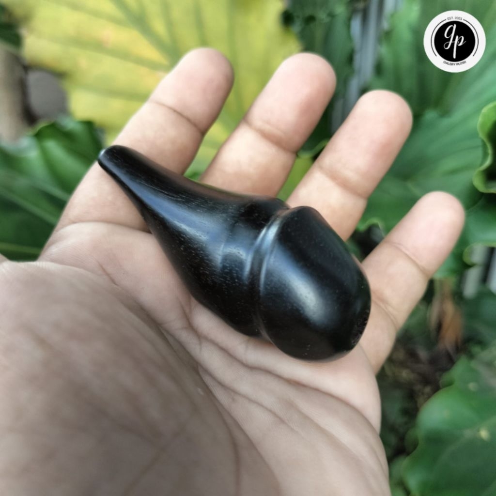 Pipa once / once cangklong unik dan antik kayu kelor hitam