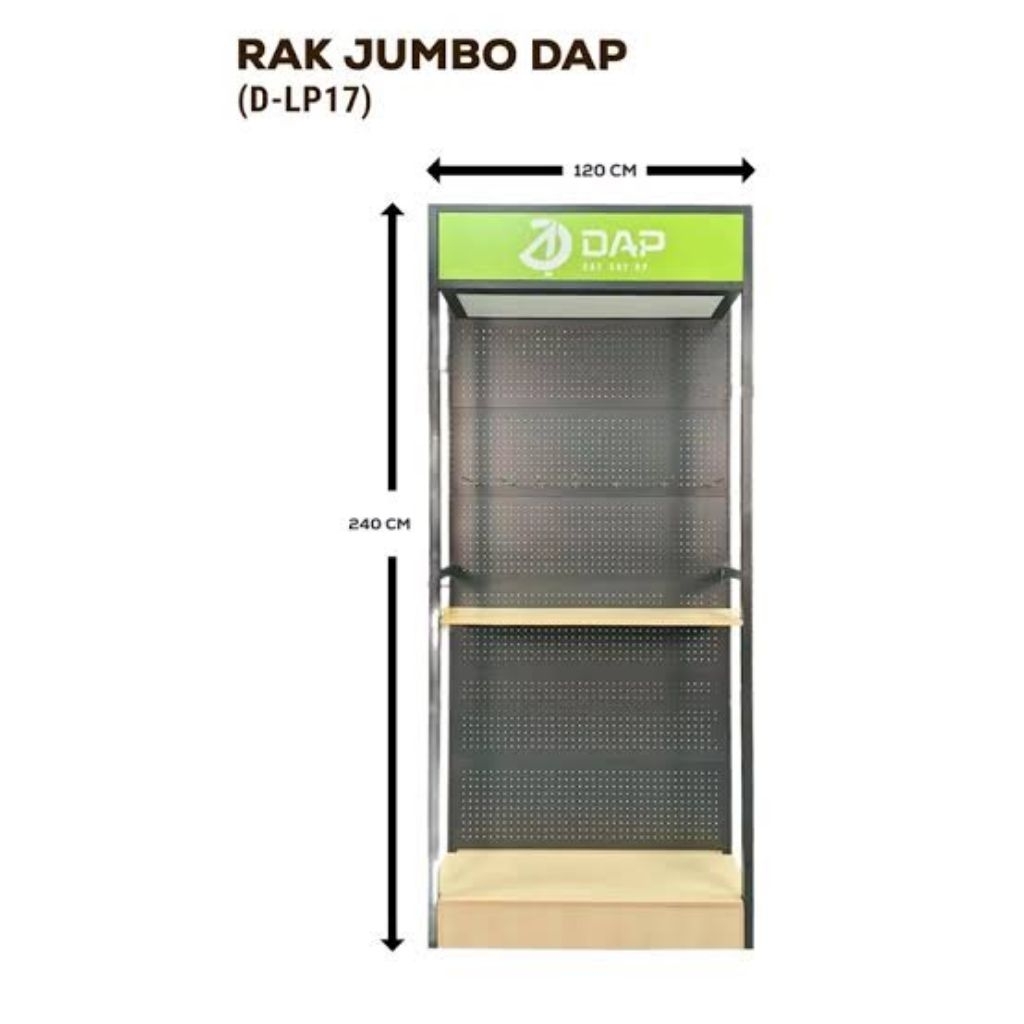 Rak display dap