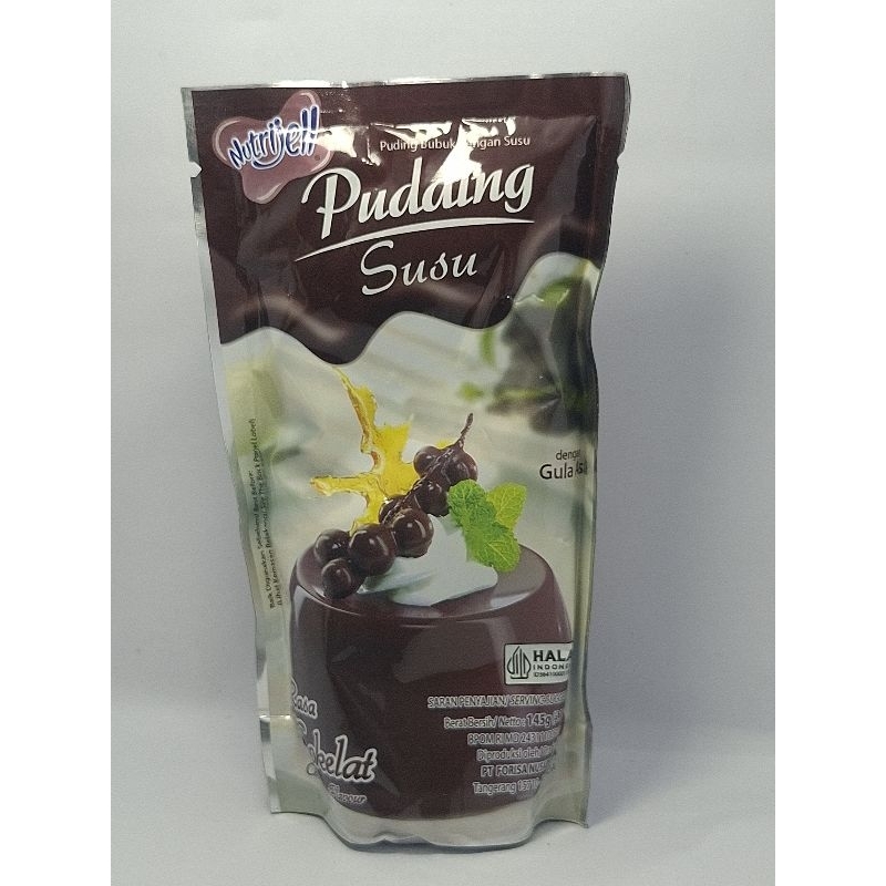 PUDING SUSU NUTRIJELL COKLAT