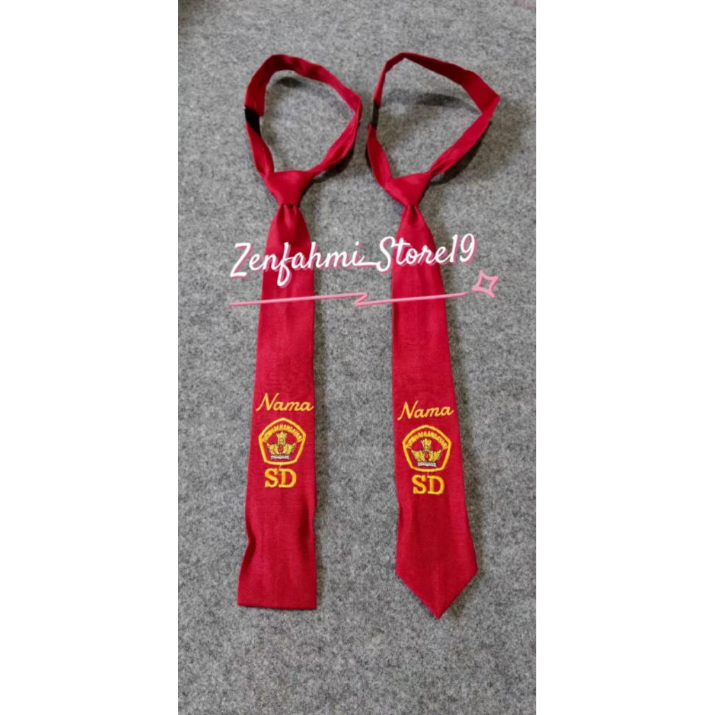 DASI SEKOLAH CUSTOM NAMA/ DASI SD SMP SMA PRAMUKA