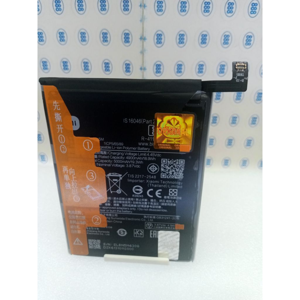 BATERAI REDMI NOTE 12 4G BN5M BN 5M ORIGINAL