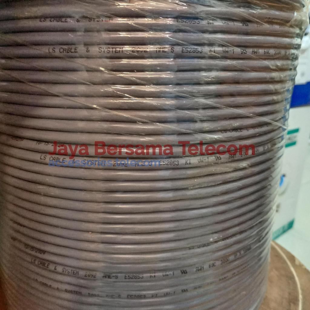 LS Cable System 18Awg 1Pair/ Cable Awg 18 1 Pair Isi 2 Kabel @305 Meter/ LS Cable 18Awg 1 Pair Grey 