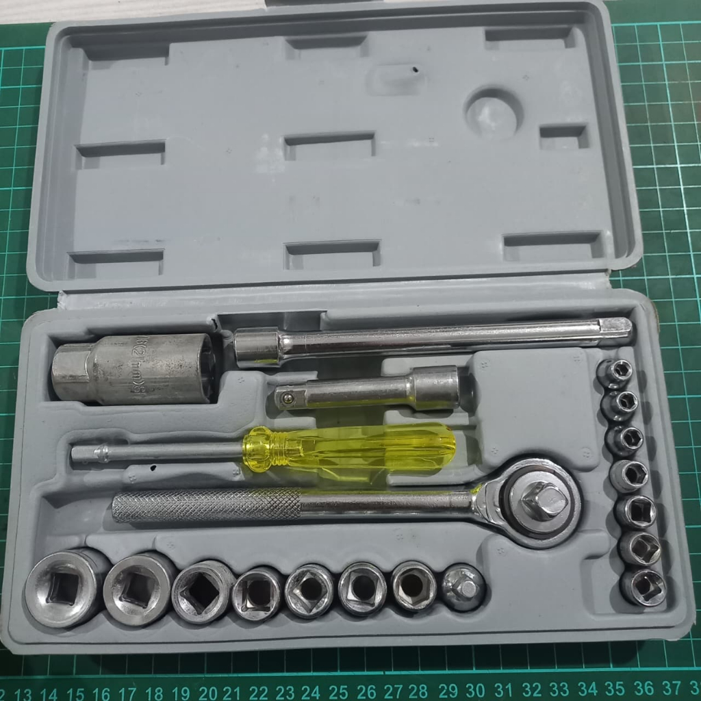 kunci socket wrench set 21 pcs merk cosco