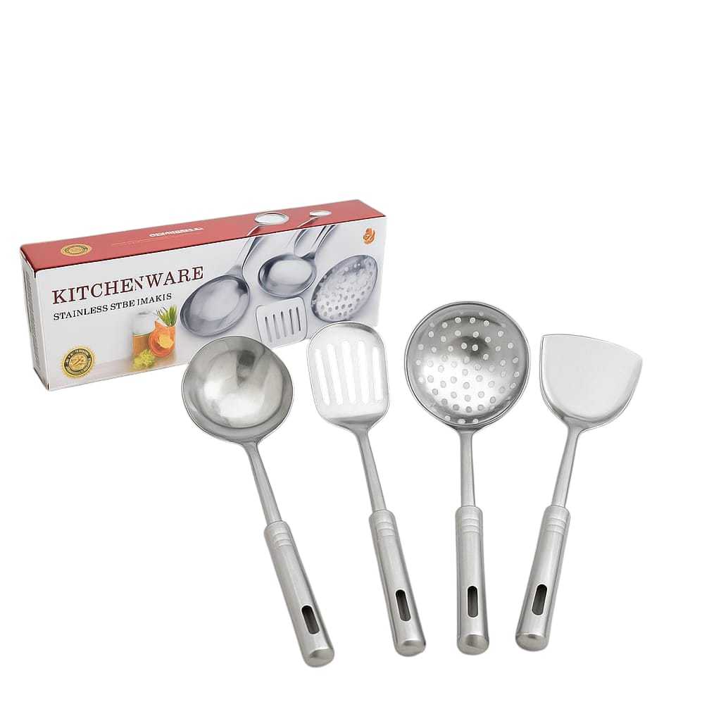 Sutiil Set 4 in 1 Stainless Kitchenware/Sepatula Alat Masak