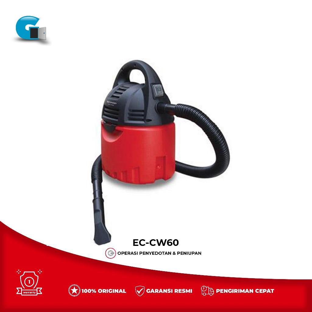 Sharp Wet and Dry 600 watt 7.5 Liters Blowing Vacuum Cleaner EC-CW60-R