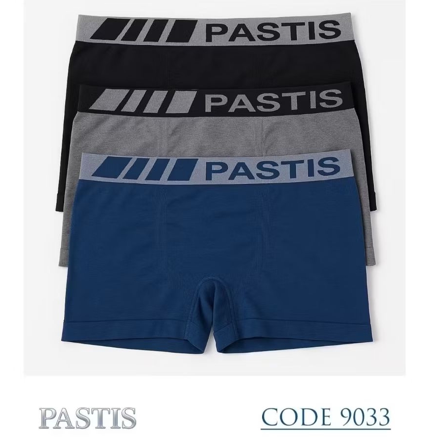 3 PCS CD BOXER PRIA PASTIS 9033/CELANA DALAM PRIA PASTIS BOXER PREMIUM9