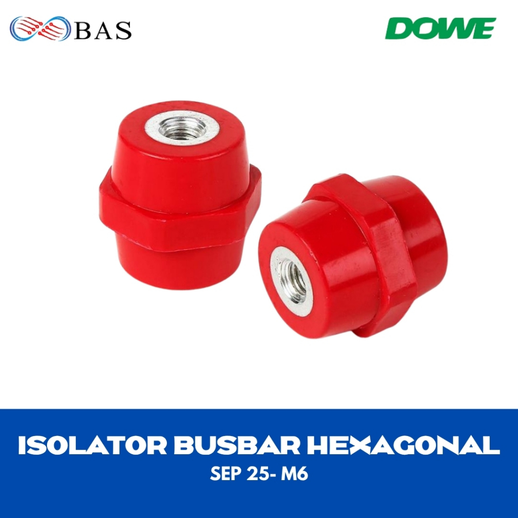 Busbar Insulator/ Isolator Busbar Hexagonal SEP 25 M6