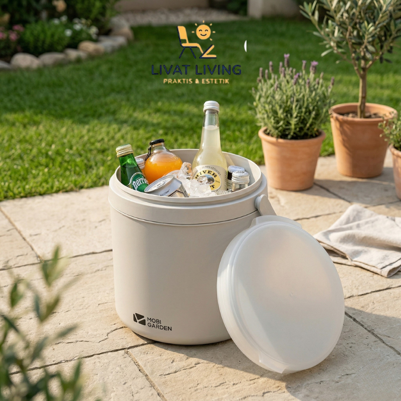 Livat Living Mobigarden Water Bucket 8.5L Cooler Box Serbaguna Food Grade Makanan Minuman Coolbox