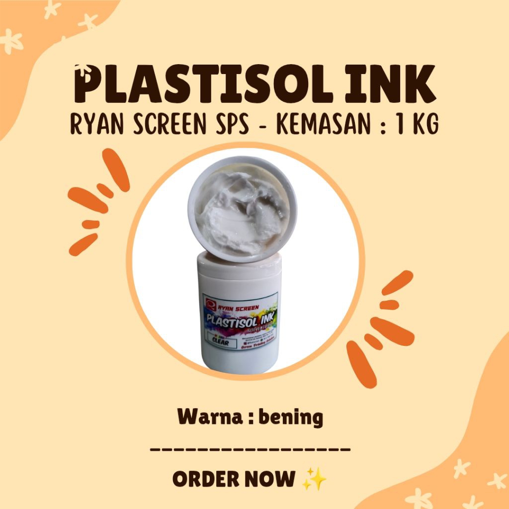 Plastisol INK - Clear 1 Kg Ryan Screen