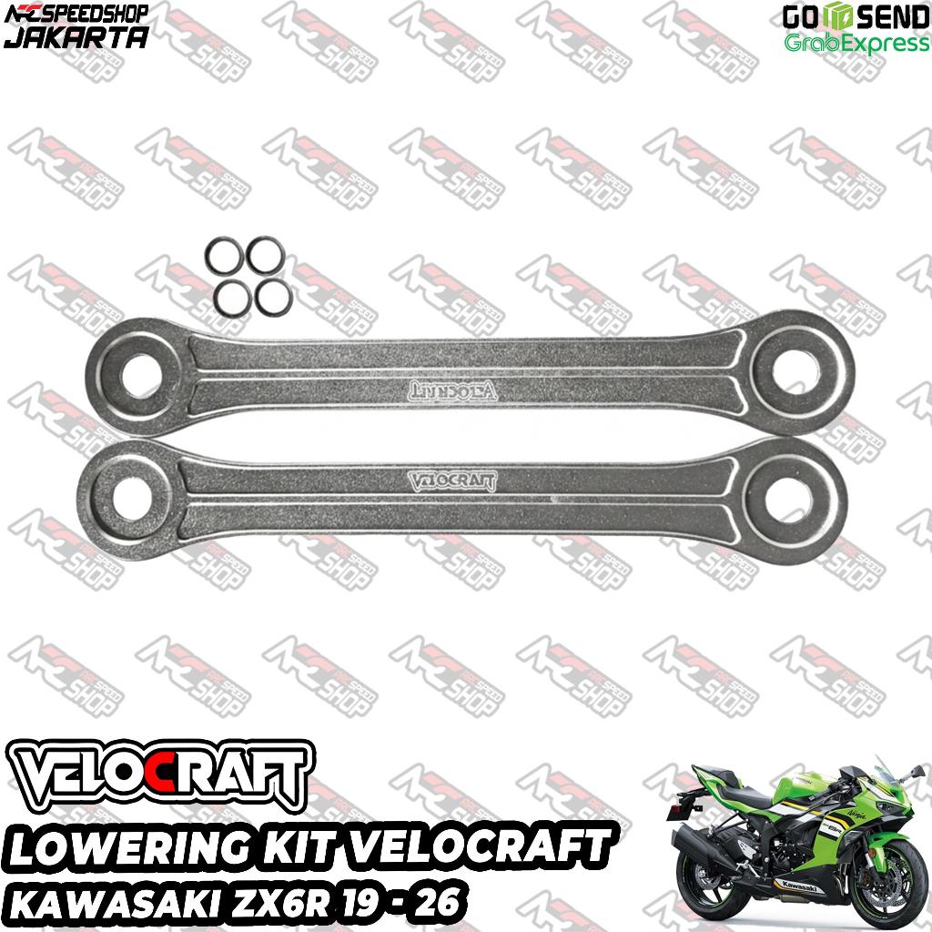 Lowring Lowering Kit / Penurun Shock Motor VELOCRAFT For Kawasaki ZX6 ZX 6 ZX-6R ZX6R ZX 6R ZX636 ZX