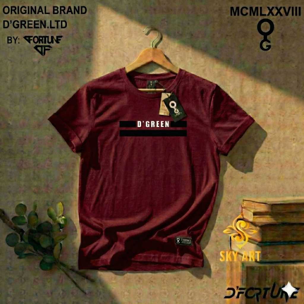 KAOS GREENLIGHT ORIGINAL DGREEN DISTRO BANDUNG ORI /T-SHIRT DISTRO BANDUNG BAHAN COTTON COMBED 30S