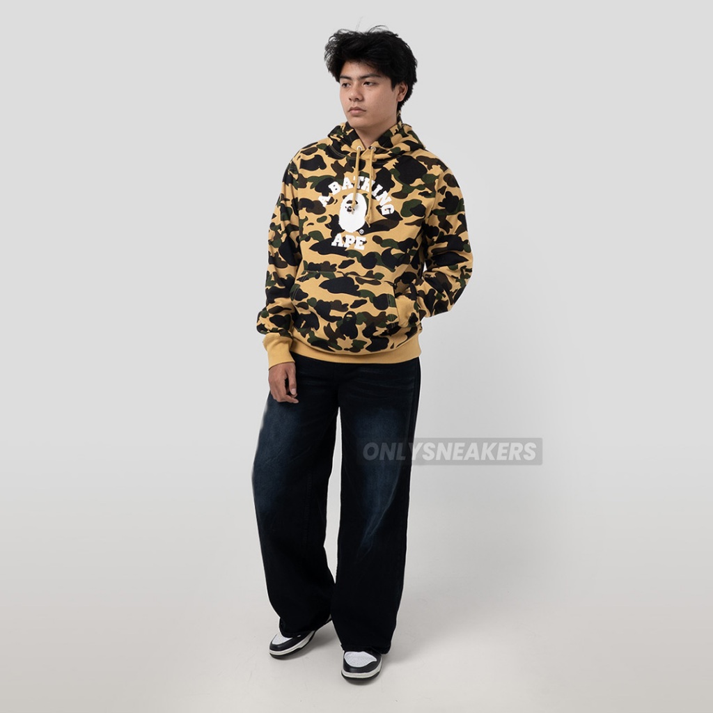 BAPE FULL YELLOW CAMO HOODIE