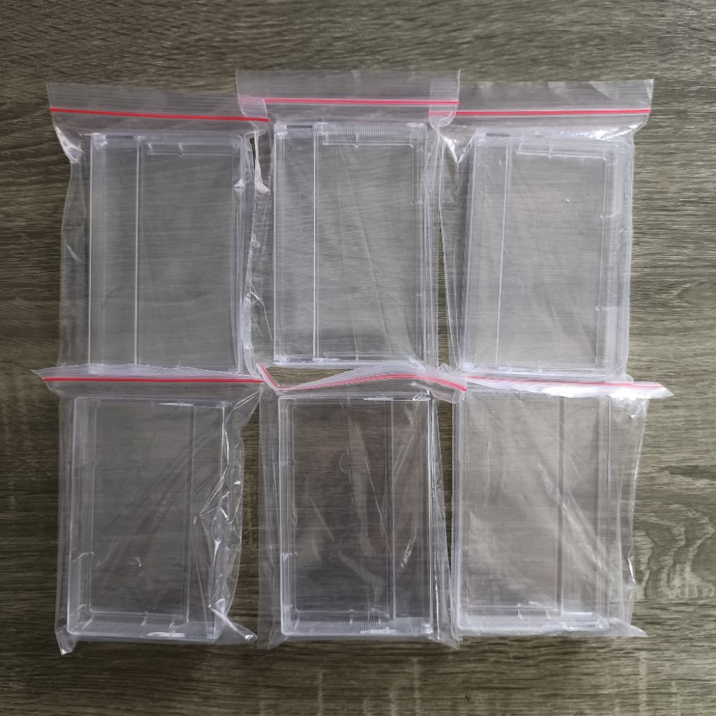 (BARU) Mika kaset pita tape tempat wadah kotak kosong tanpa kaki