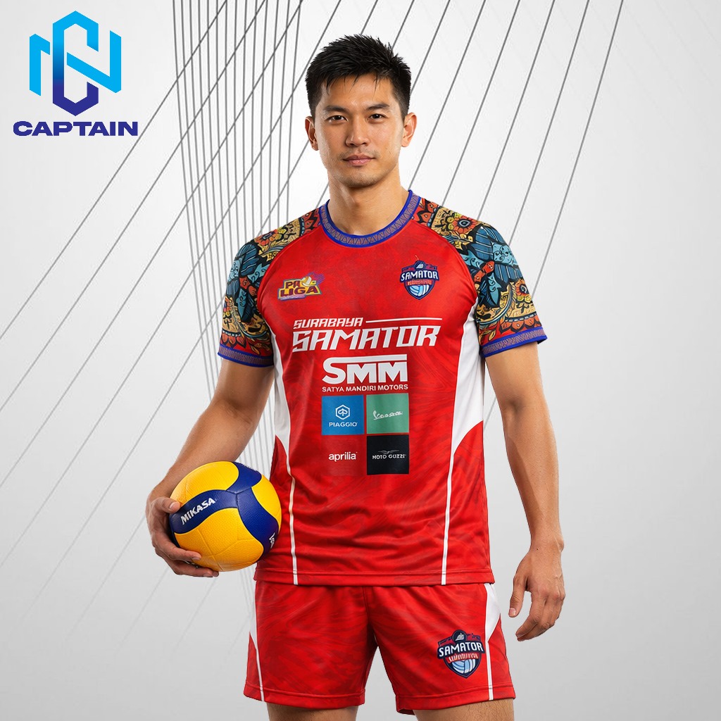 Kaos Jersey Voli Surabaya Samator Proliga Pria 2026/Jersey Voli Dry Fit Nyaman dan Ringan