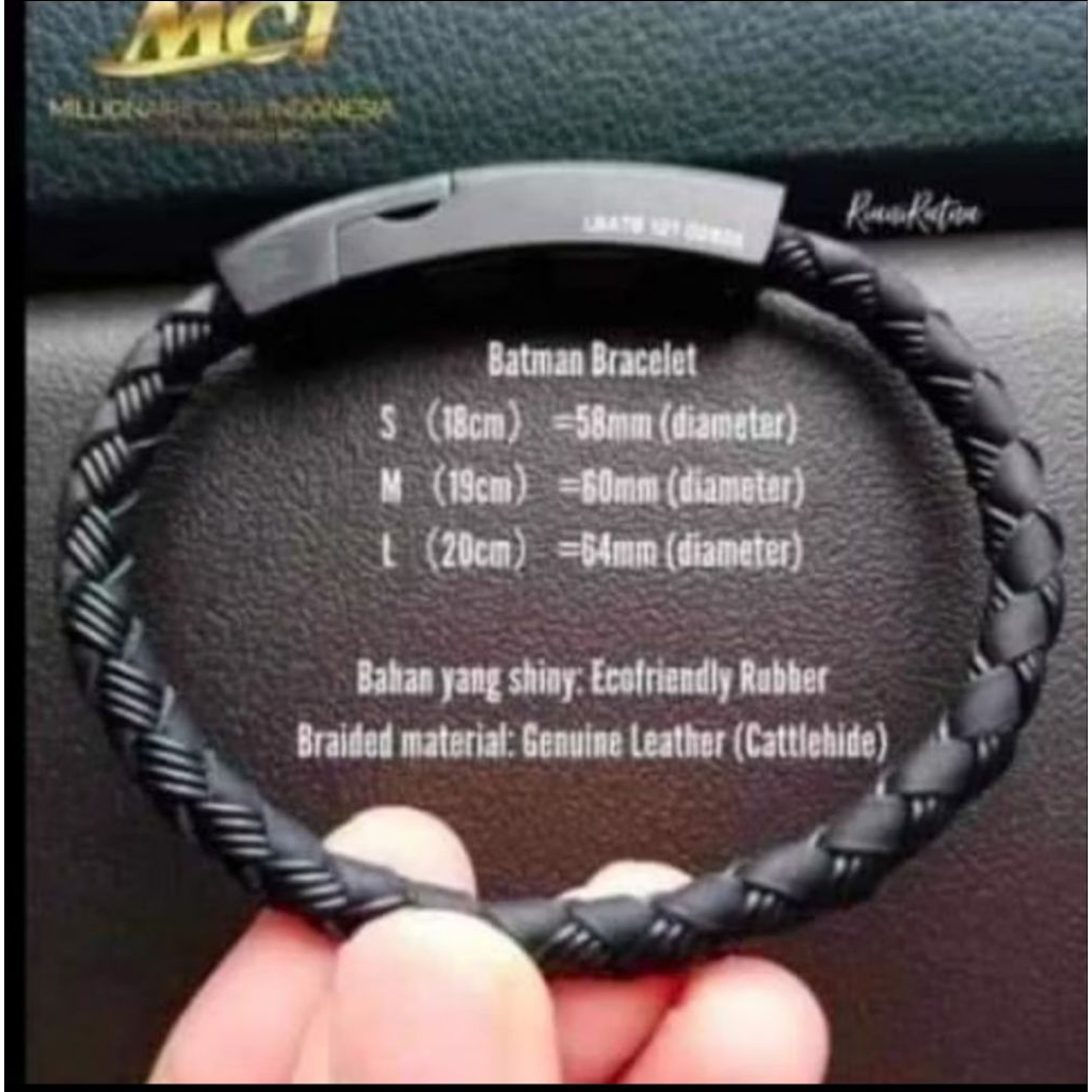 Gelang Batman MCI segel Original 100%