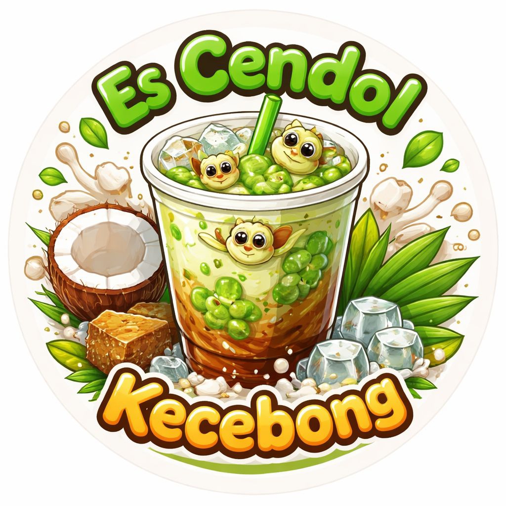 Stiker Es Cendol Kecebong