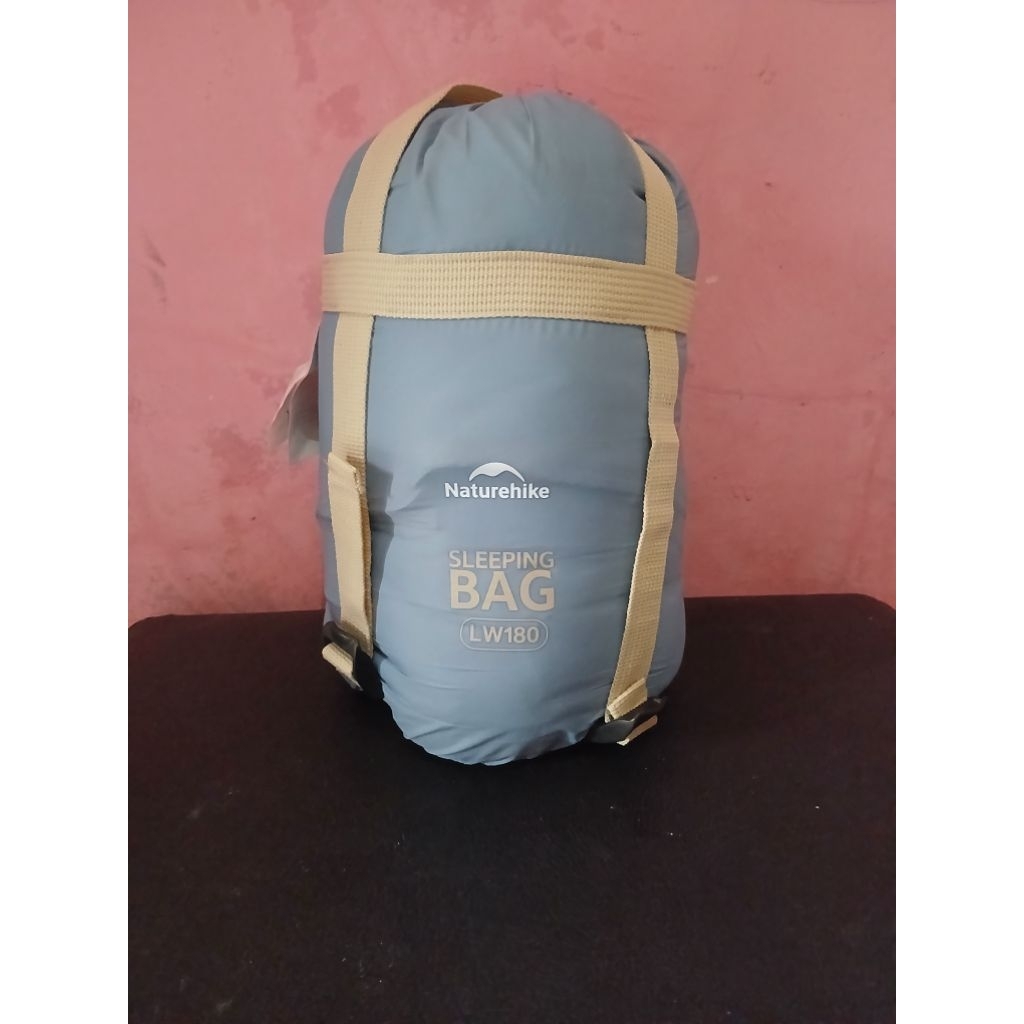 (SECOND) SLEEPING BAG NATURHIKE NH12MSD09 LW180 ENVELOPE SB ,SHADOW BLU ,MINI