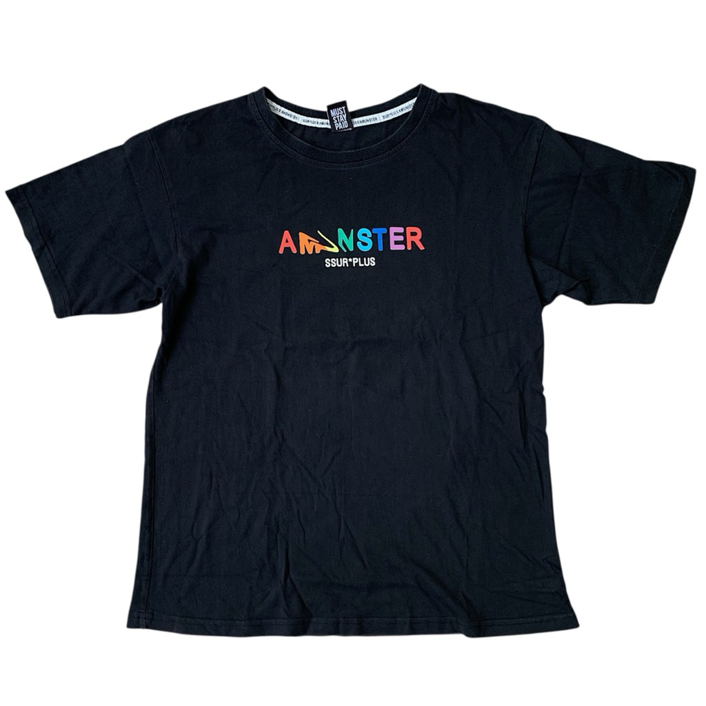Kaos Ssur Plus X Amonster Streetwear Skate Tshirt