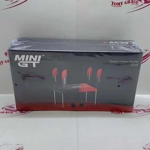 Mini GT AC20 Paddock Service Tent Set ADVAN