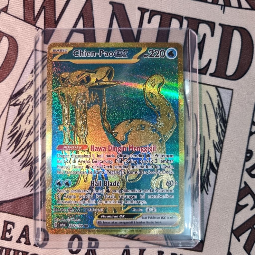 Chien Pao EX UR Pokemon TCG Indo