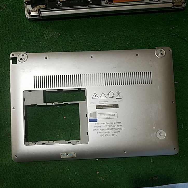 kesing casing bottom motherboard zyrex nb sky 232a original