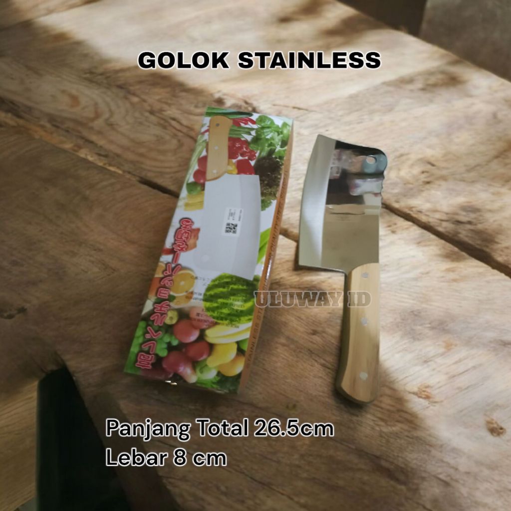 Golok Jumbo /Golok Stainless Tajam / Golok Daging