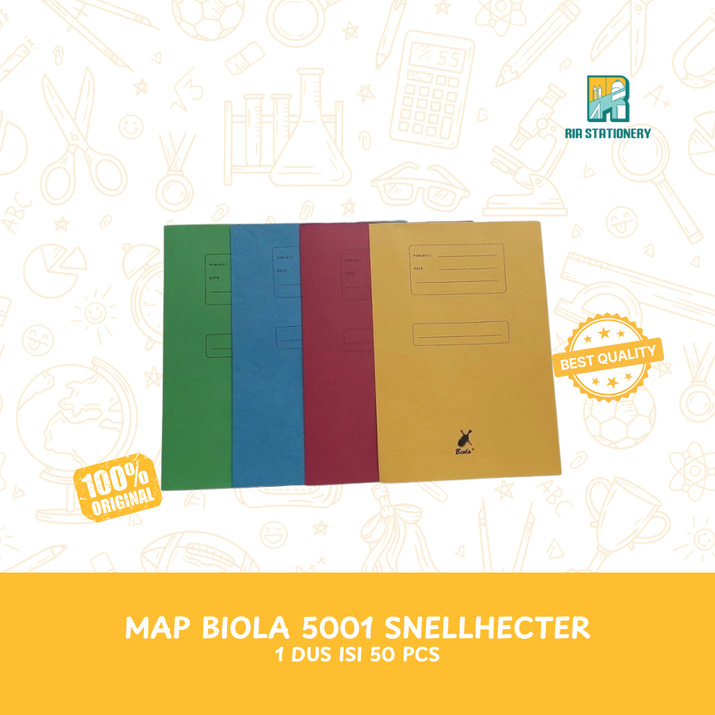 Stopmap Biola 5001 Snellhecter (1 DUS) – Map Kertas Snelhekter Arsip Dokumen Kantor