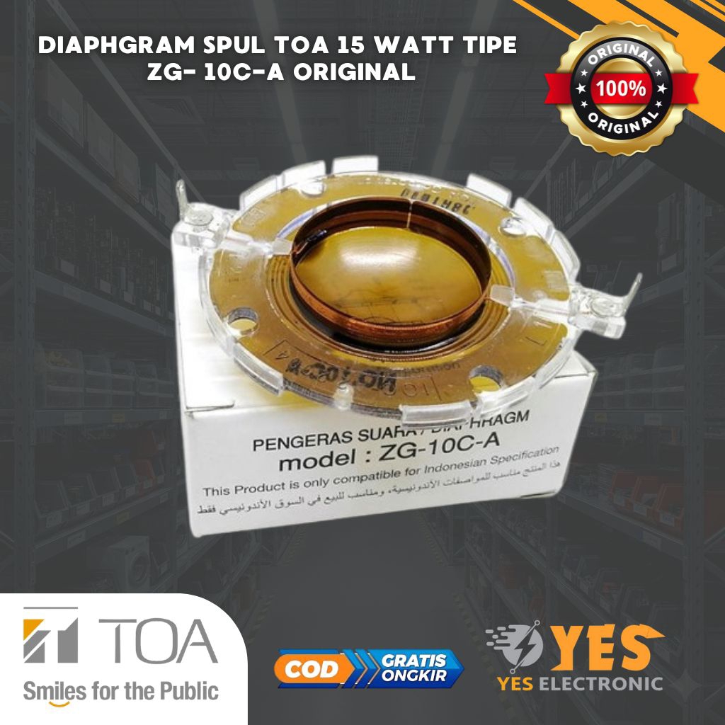 DIAPHRAGM SPUL TOA ZG-10C-A 15W SPULLTOA SPUL ZG 10 CA SPUL ZH-625S ZH-625SM ZR-2230W ZR-2930W ZH-40