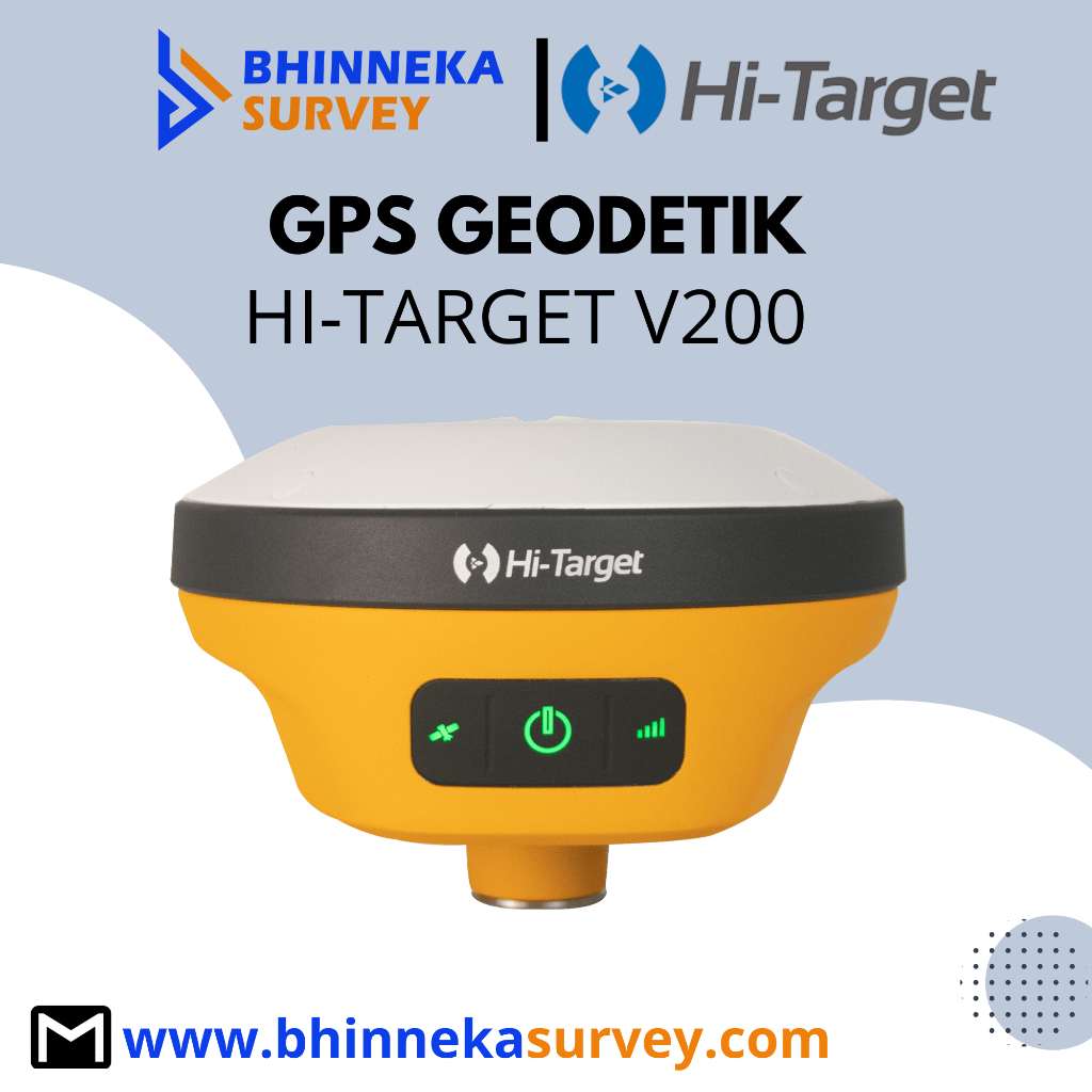 GPS Geodetik Hi-Target V30+ Base Kit & V200 Rover Kit