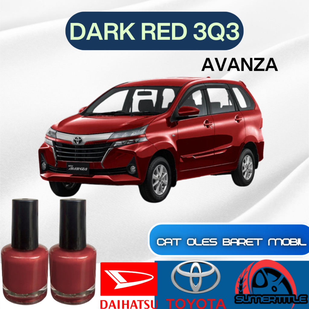 TERMURAH Cat Oles Dark Red Mica Metallic 3Q3 Toyota Avanza Daihatsu Xenia Merah Mica Metalik
