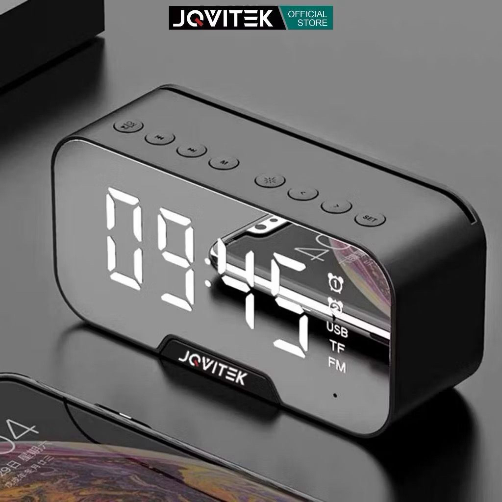 Jqvitek Spaker Bluetooth 5.0 Alarm LED Display Ultra Bass S10 Original