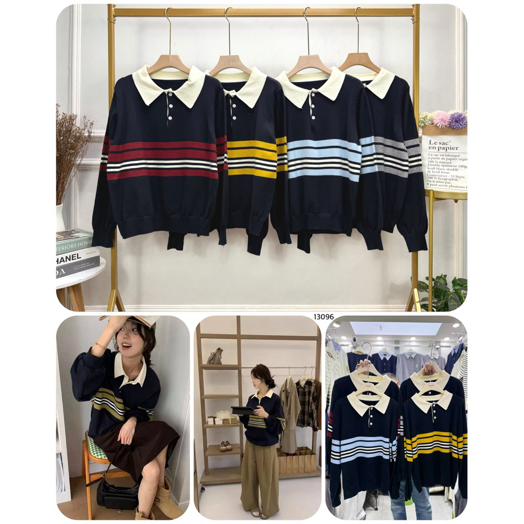 Pgmta Grosir sweater import Kode 13096 serian isi 4 pcs
