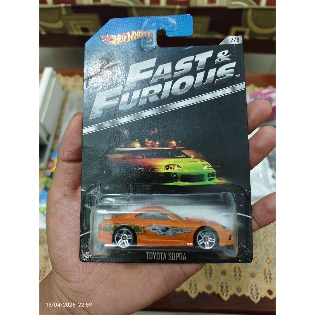 Hotwheels Supra wing silver
