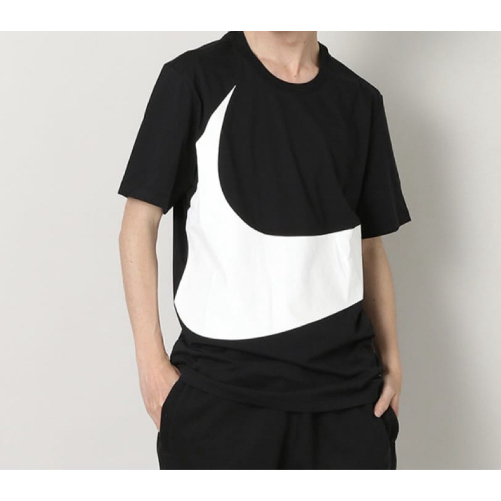 Nike Men Sportswear Swoosh T-shirts Black