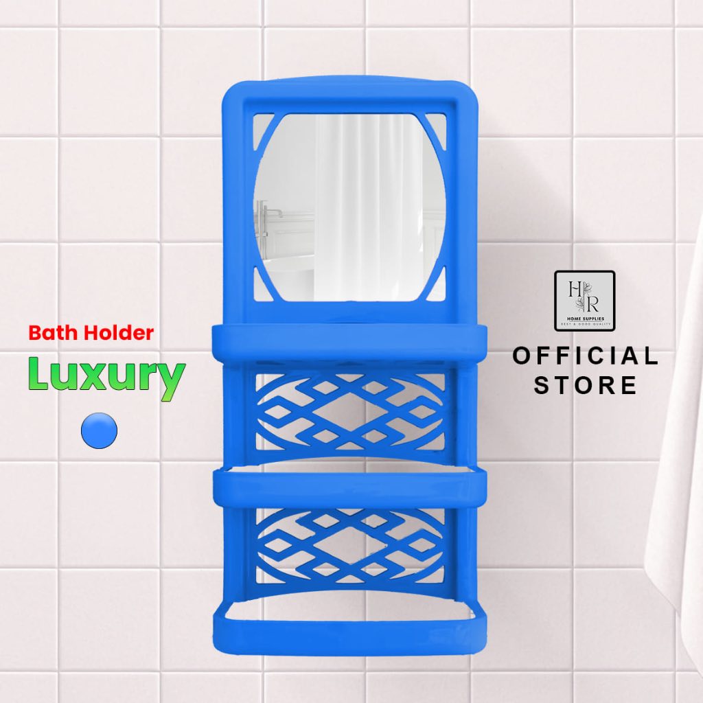 CERMIN GANTUNG PLASTIK / RAK KAMAR MANDI SERBAGUNA /  RAK SABUN LUXURY