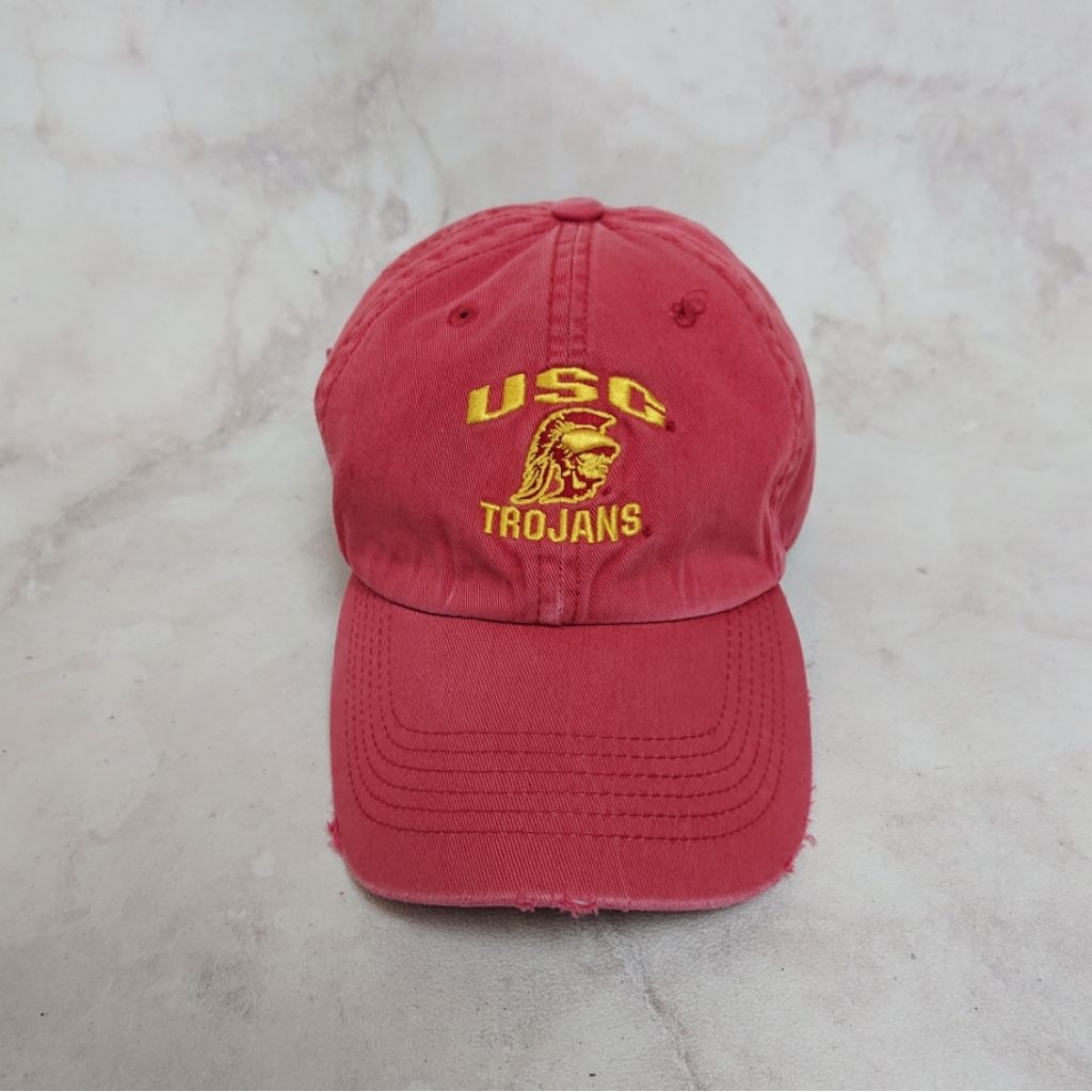 Topi USC Trojan Ripped Hat Pria Wanita Second Bekas
