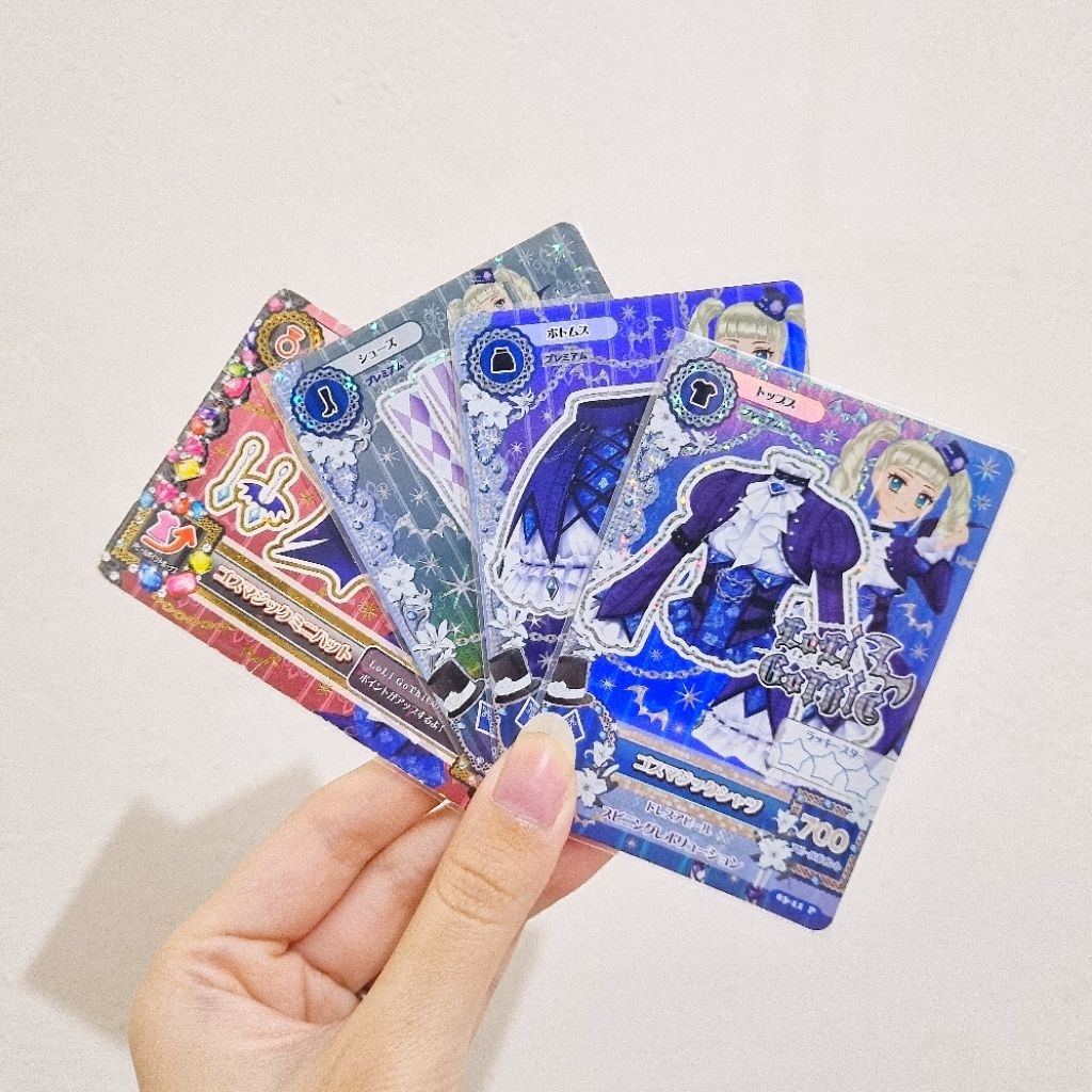 Aikatsu Card Kartu Premium Goth Magic Yurika JP Japan Original