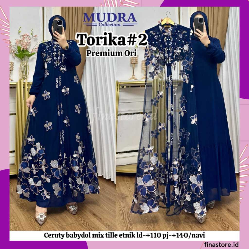 Gamis Mudra Collection / Gamis Terbaru / Gamis Wanita / Gamis Premium / Gamis Pesta / One Set / Sete