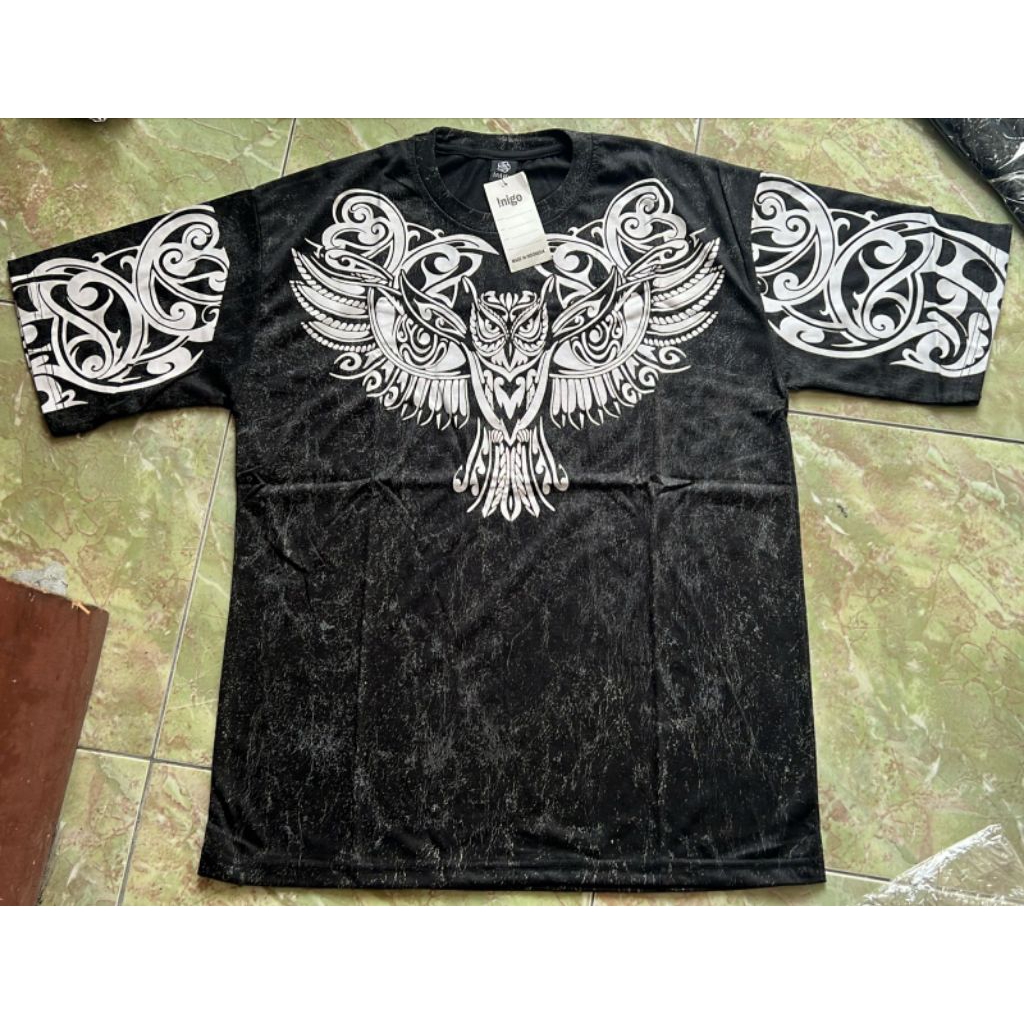 Baju Kaos T-shirt Pria Distro Lengan Pendek Sablon  Warna Hitam