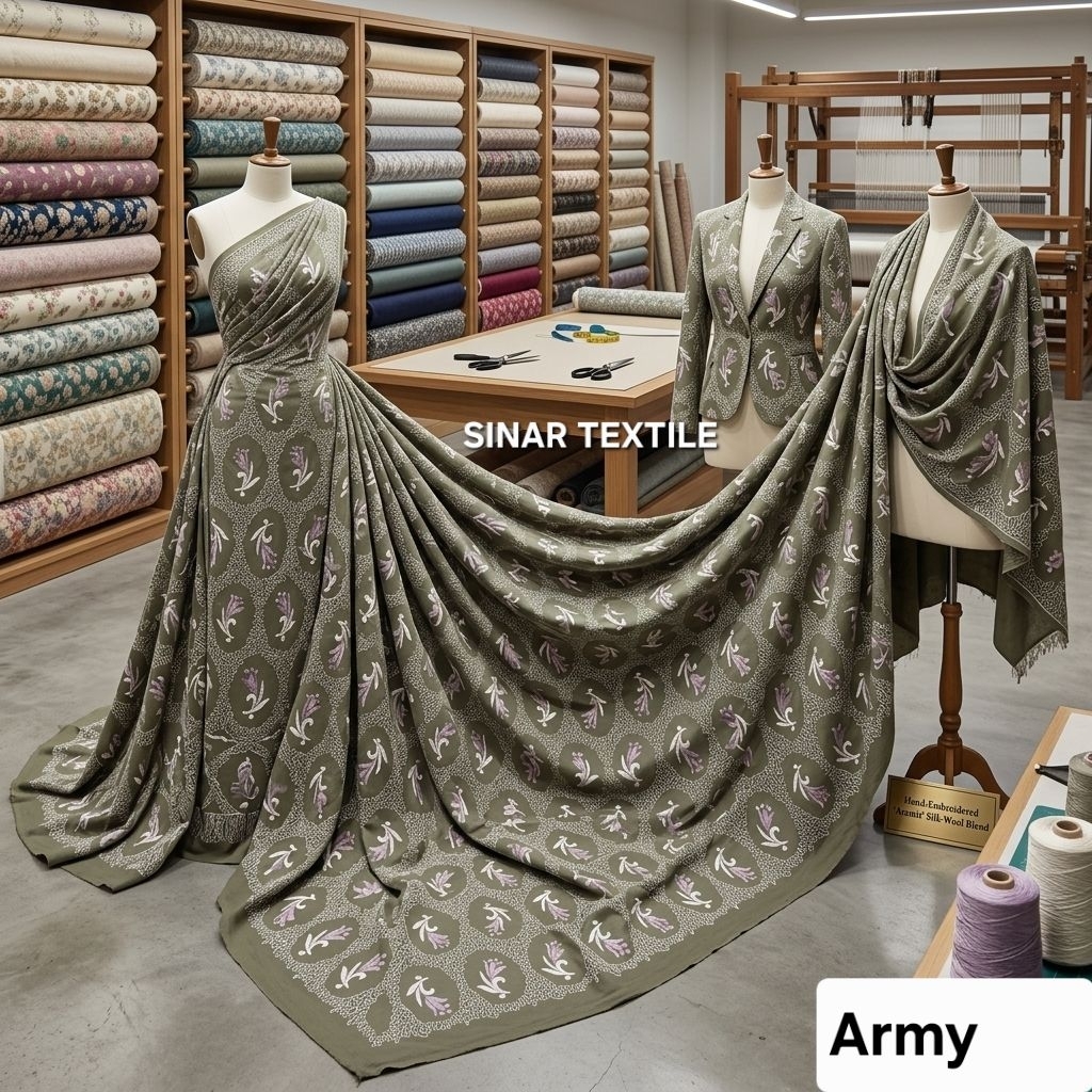 Kain bahan katun bordir jepang premium / Kain katun bordir jepang halus original import