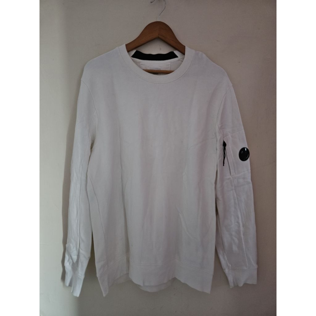CREWNECK CP COMPANY PUTIH SECOND ORIGINAL