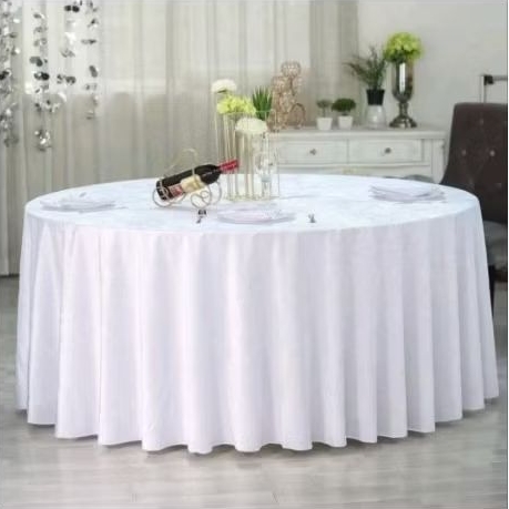 Custom taplak meja bundar bahan katun polos Bisa request ukuran