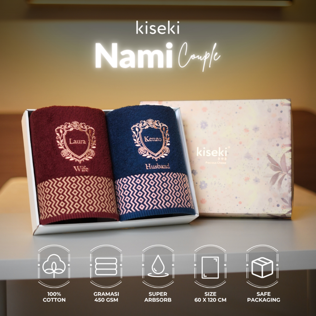 Kiseki Premium Gift - NAMI ( Couple Towel )