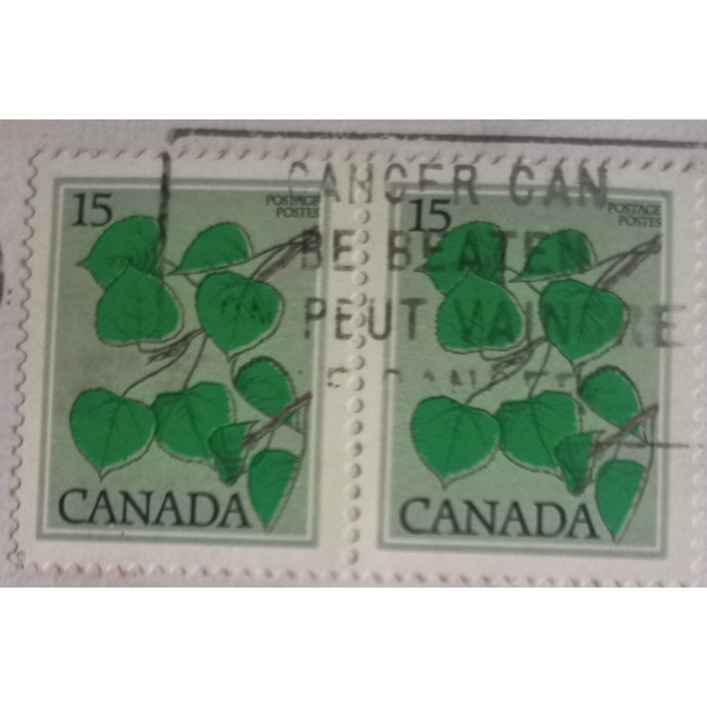 Perangko kuno bekas Canada 15