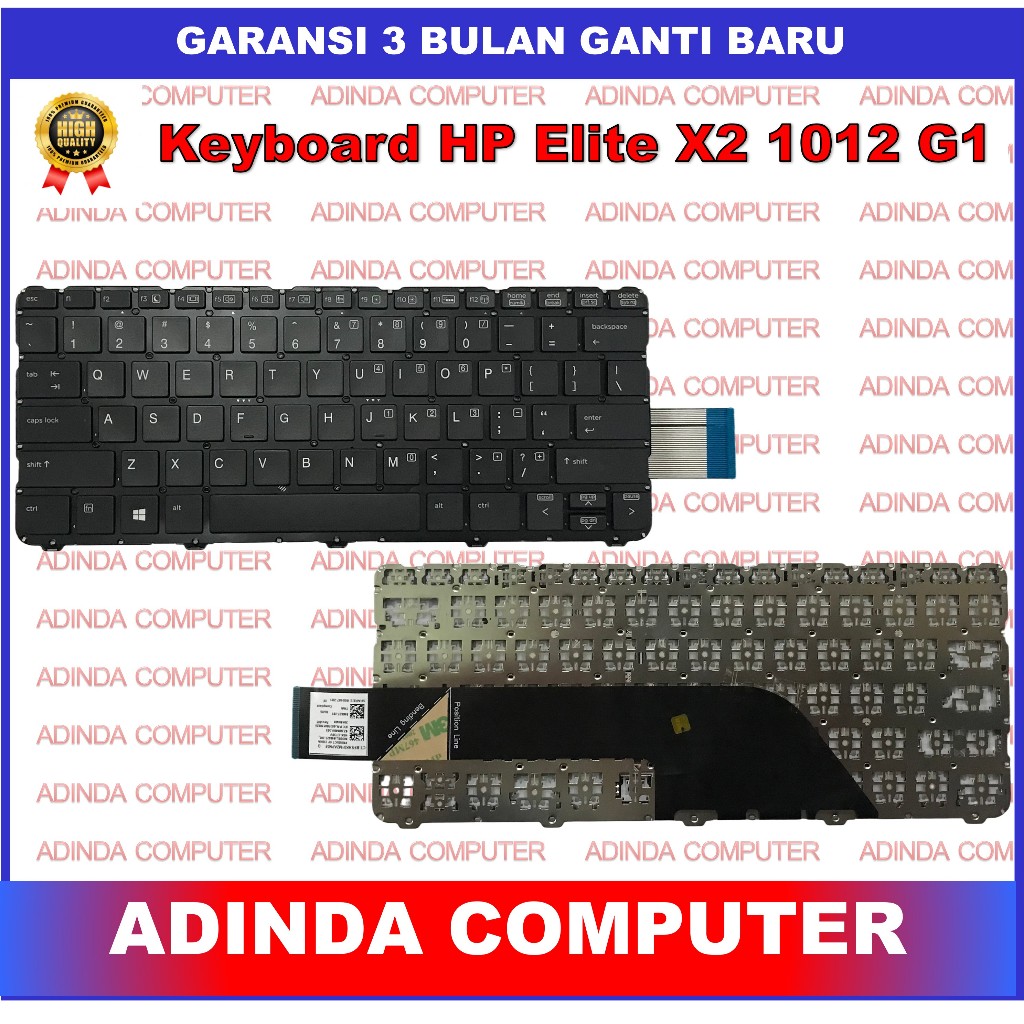 Keyboard HP Elite X2 1012 G1 HSTNN-D72K 845651-B31 846748-B31