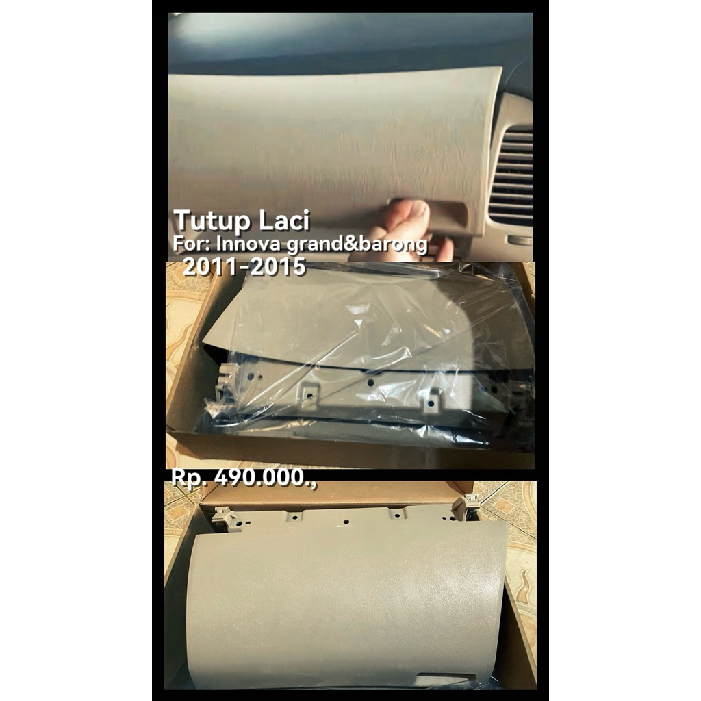tutup laci innova grand/barong 2011-2015 warna gelap