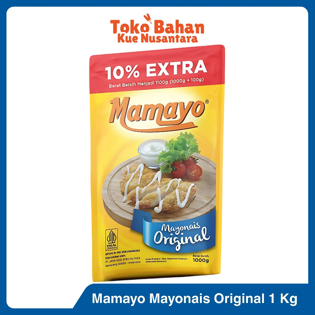 Mamayo Mayonais Kemasan 1 Kg - Mayonaise Mamayo Saus Original | Mayones Original 1000g
