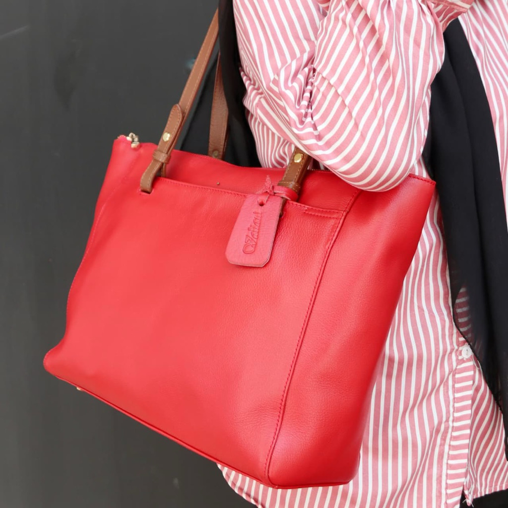 Tas Shoulder Wanita Kulit Sapi Asli Berkualitas Valiant Leather JENA (2003) Sling Bag